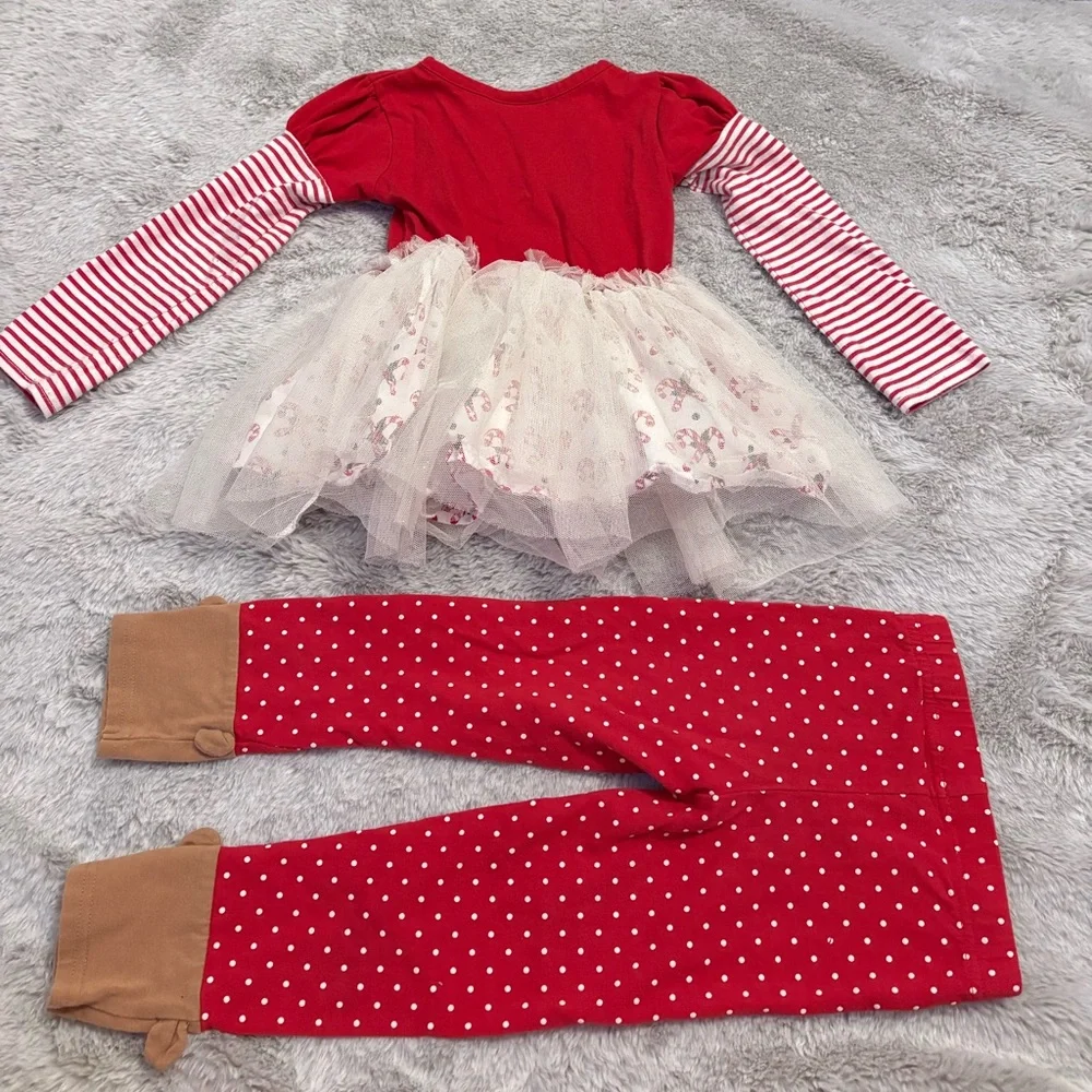 Little Lass Reindeer Holiday Outfit - Picture 5 of 5